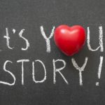 It's your story written in chalk on a blackboard.