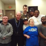 A group of people posing for a picture.