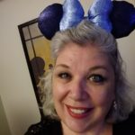 Close up selfie of a lady wearing a bow